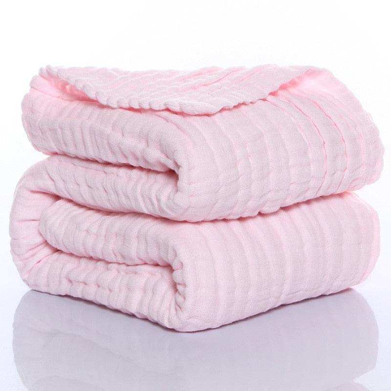 Heavenly Hugs Organic 6-Layer Baby Swaddle Muslin Blanket