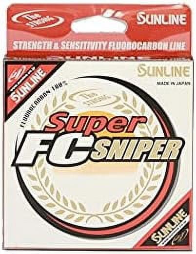 Sunline 63038951 Super FC Sniper 18 Lbs. 1200 Yds. Natural Clear Fishing Line
