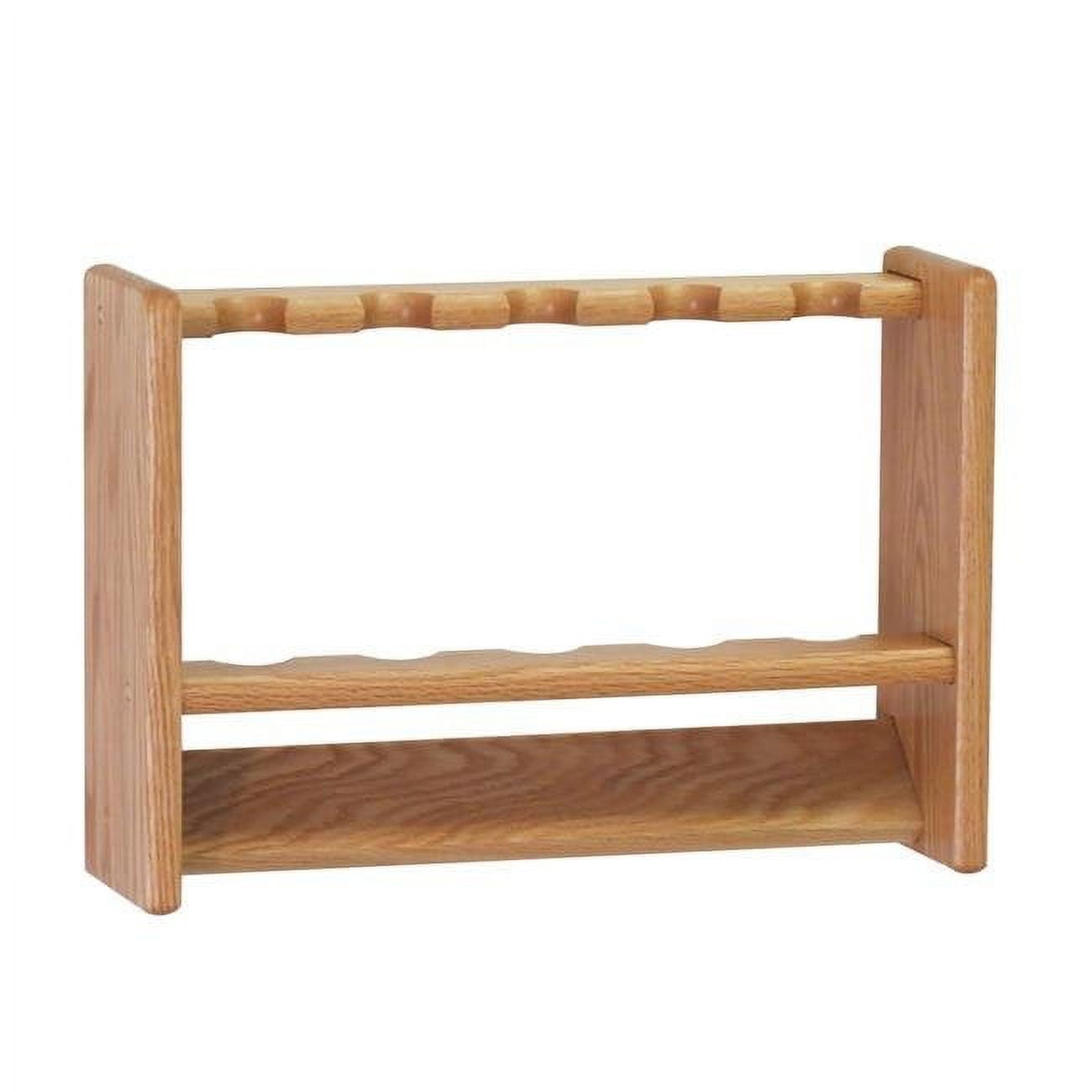 5 Fishing Rod Rack - Light Oak
