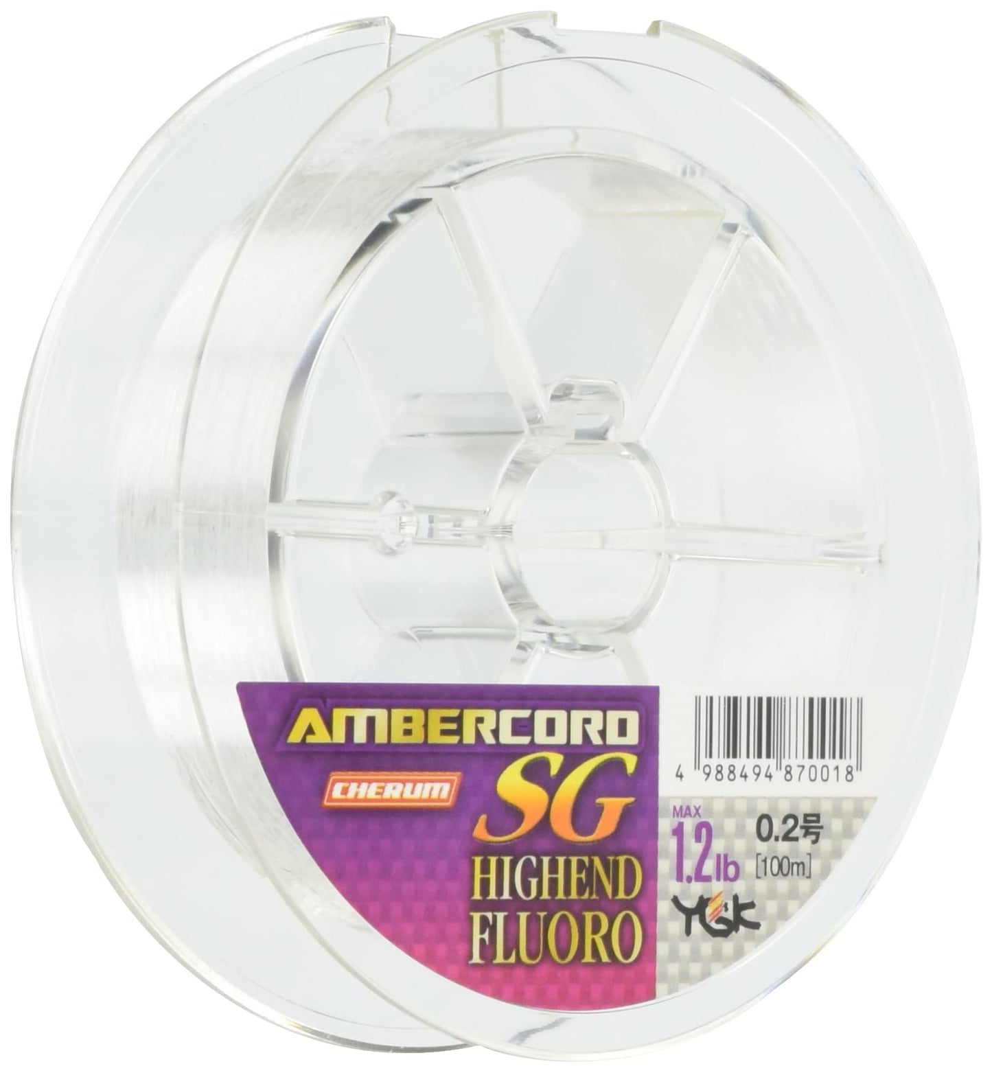 YGK YOZ-AMI CHERUM AMBERCODE Highend Fluoro HP 100m 1.2lb #0.2 Fishing Line NEW