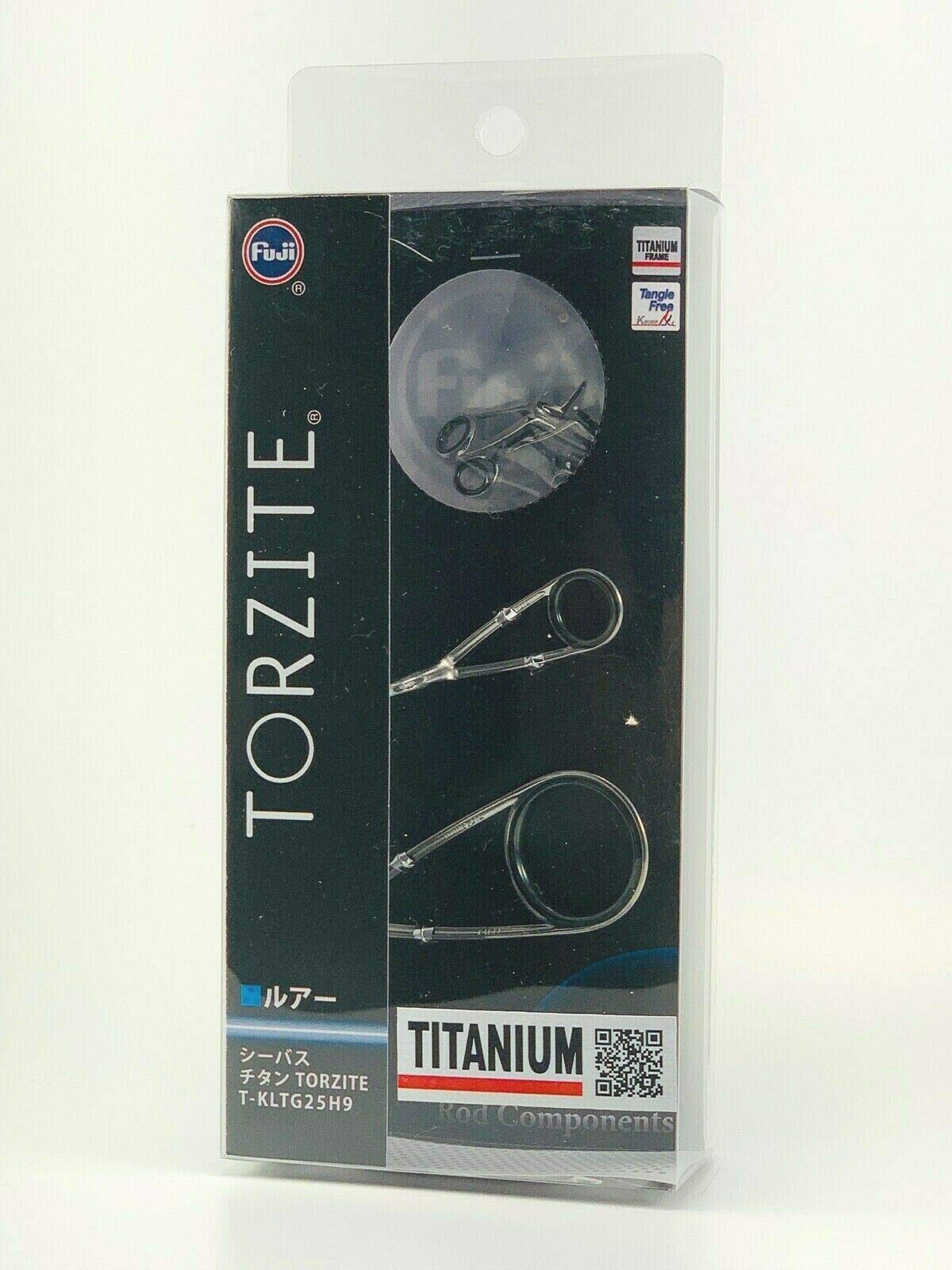 Fuji Kogyo Torzite Titanium Rod Guide Set T-KLTG25H9 for Seabass Fishing NEW