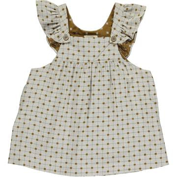 Vignette Opal Dress | Tan Check