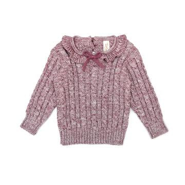 Tun Tun Paulette Sweater | Mauve Marl