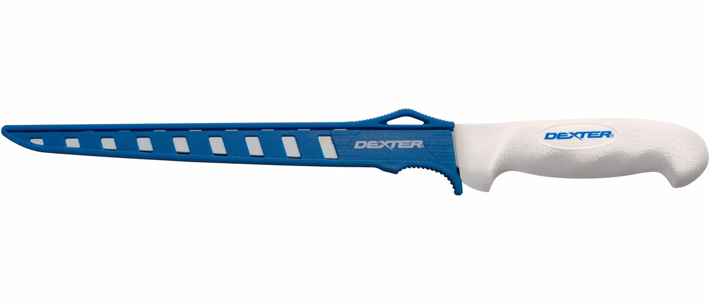 Dexter SG133-9EG Sofgrip 9in Flexible Narrow Fillet Knife W/Edge Guard
