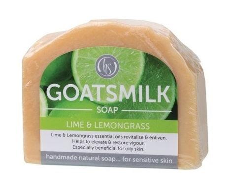 Harmony Soapworks Lime & Lemongrass Goat's Milk Soap 140g x 5 packs