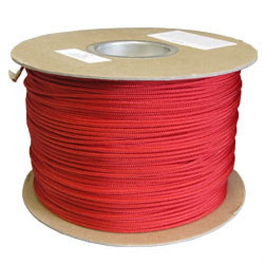 CWC Braided Polyester Fishing Rope - .125' x 500 yds, Red
