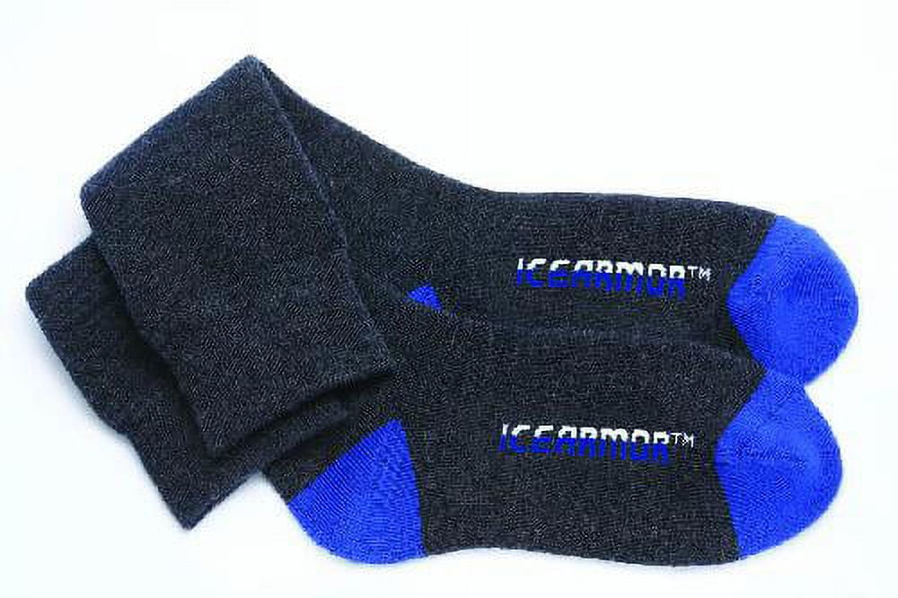 Clam Armor Rise Float Parka Black/Blue Zips - Lg