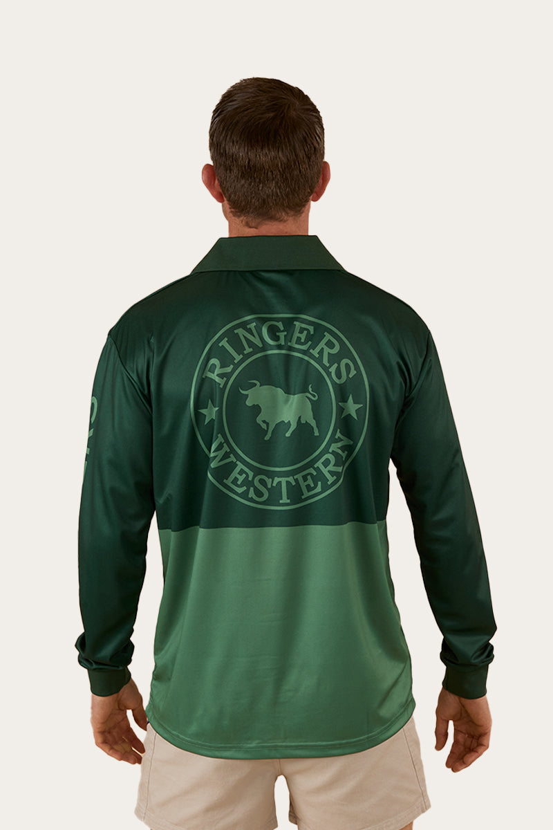 Halls Creek Unisex Fishing Jersey - Pine