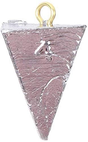 Stellar 4 Ounce Pyramid Sinker (50 Pack) Fishing Weights, Fishing Sinkers for Saltwater Freshwater Fishing Gear Tackle
