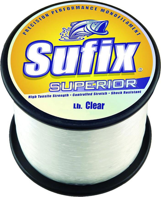 Sufix 648-020 Superior Monofilament Line 20 lb 11745 Yards Clear 4.4Lb