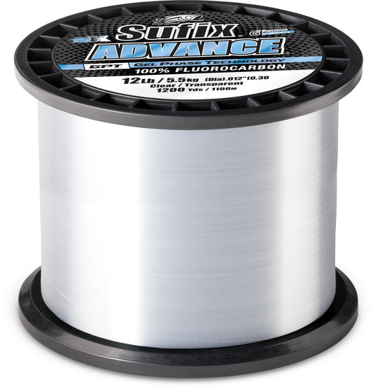 Sufix 679-1014C Advance Fluorocarbon Line, 14lb Test