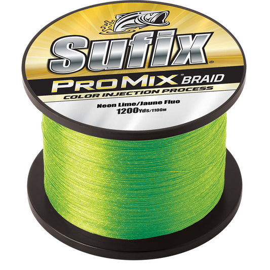 Sufix ProMix Braid 30lb Neon Lime 1200 yds