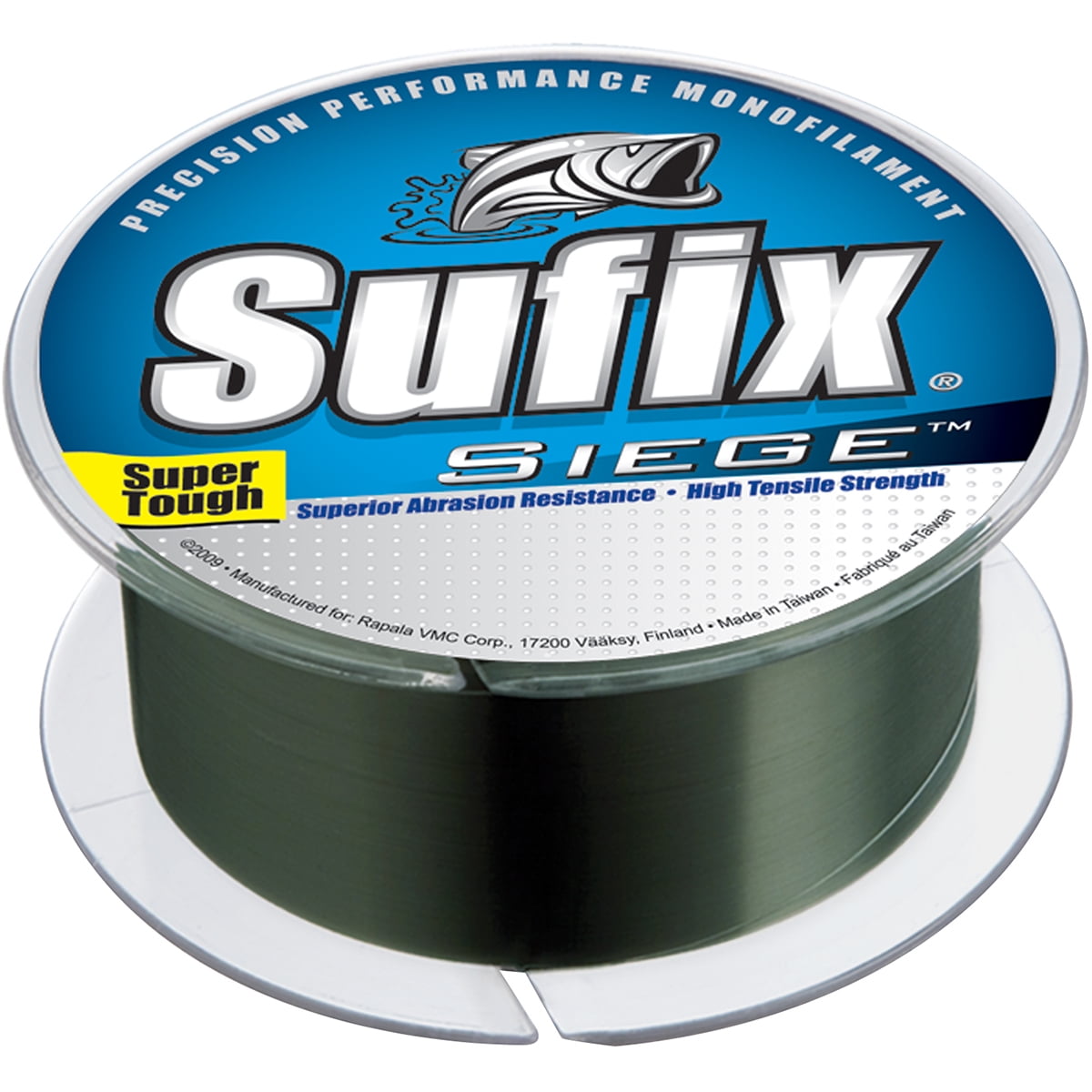 Sufix Siege 3000 Yard Monofilament Fishing Line - 10 lb. - Green