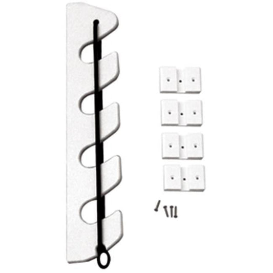 TACO Marine P03-134W 4-Rod Bungee Rod Holder - Pair, White