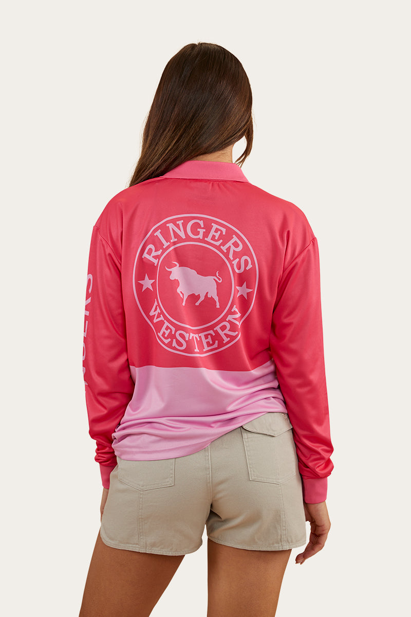 Halls Creek Unisex Fishing Jersey - Melon