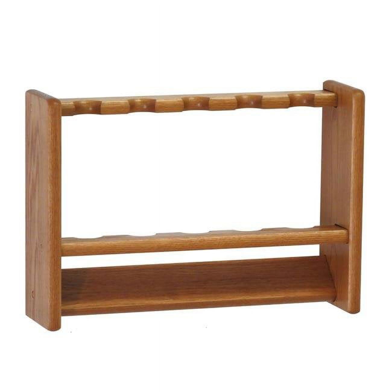 Wooden Mallet PRF5MO 5 Fishing Rod Rack - Medium Oak