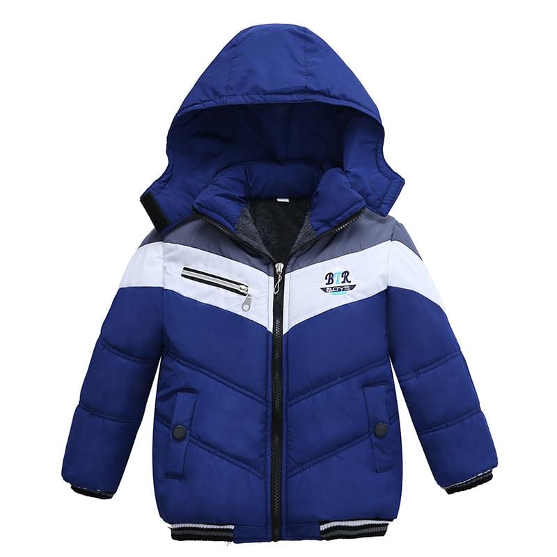 BTR Long Sleeved Hooded Padded Jacket For Boys