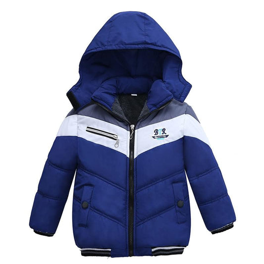 BTR Long Sleeved Hooded Padded Jacket For Boys